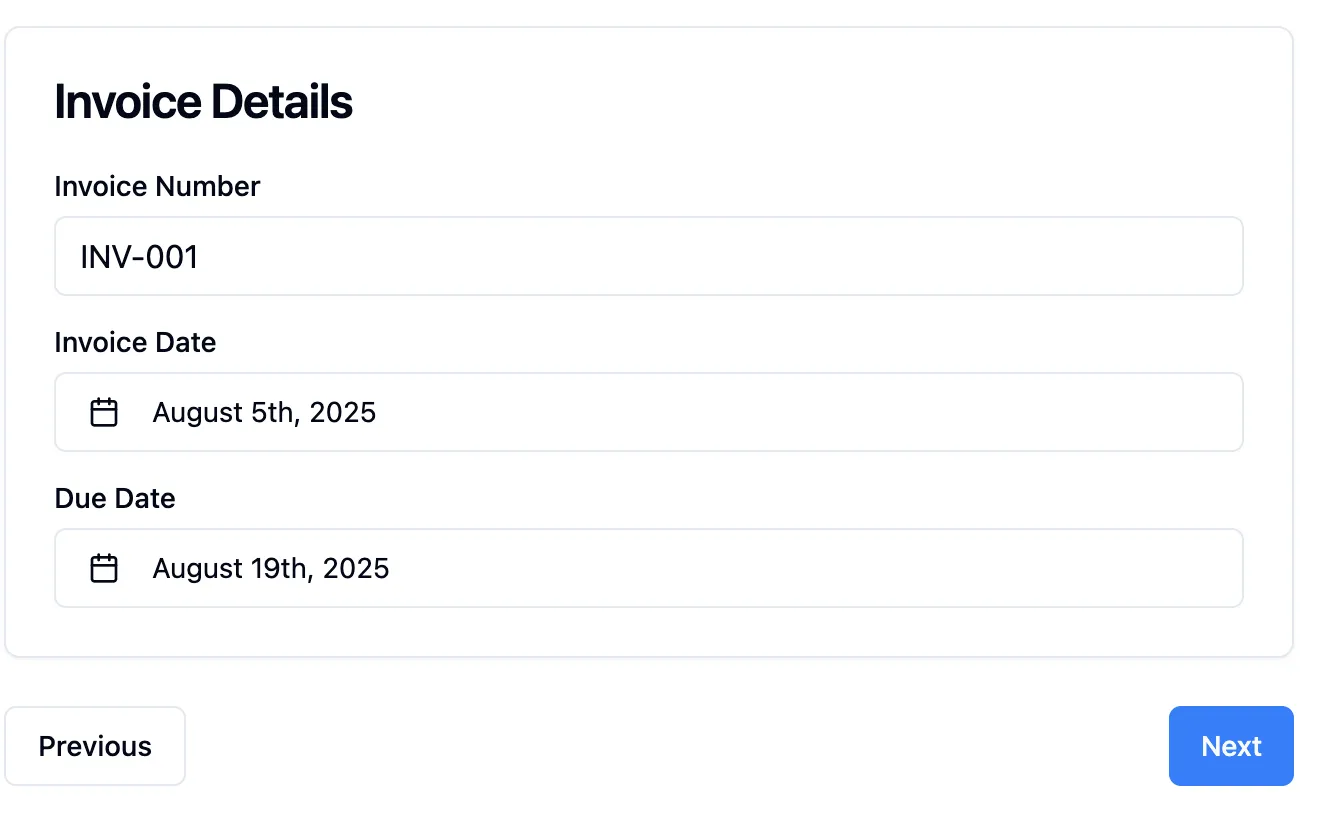 Invoice Buddy Step 5 - Generate & Download